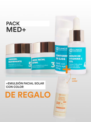 Pack MED+ + Emulsión Solar Facial Color GRATIS