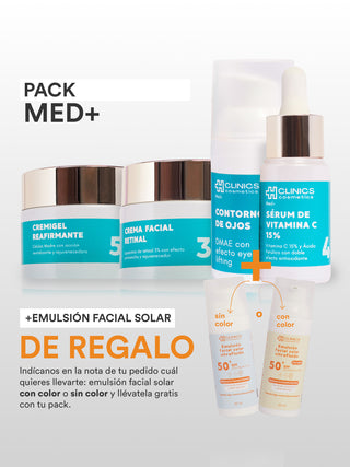 Pack MED+ + Emulsión Solar Facial GRATIS